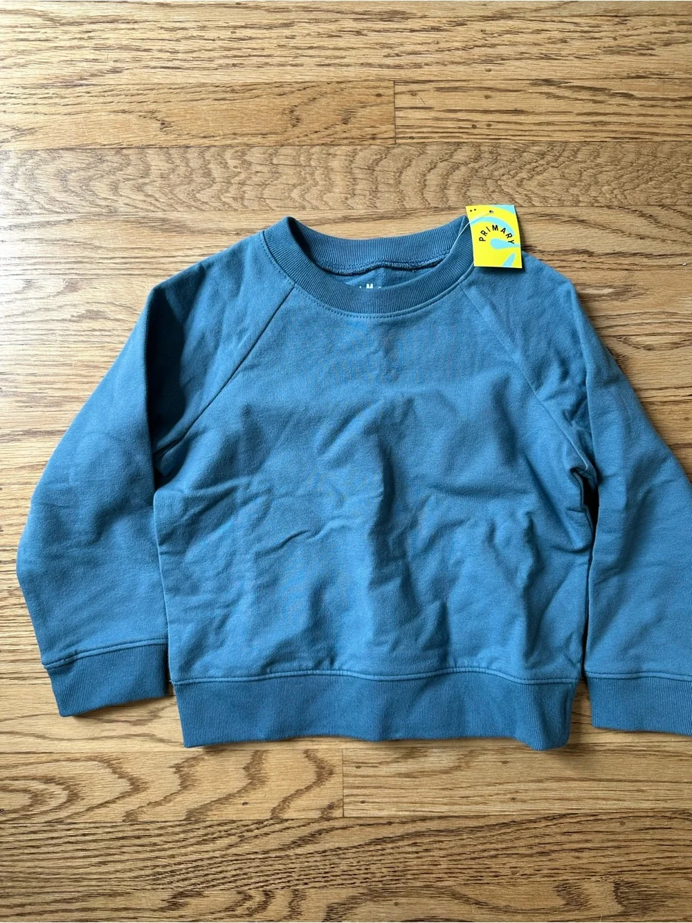 NWT Primary Sweatshirt in Slate Blue, size 3